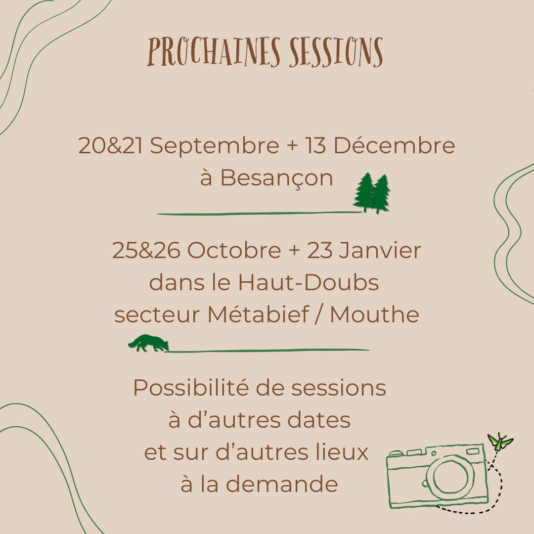 Prochaines sessions
